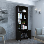Biblioteca Lisa 180-M Con Puertas - Wengue