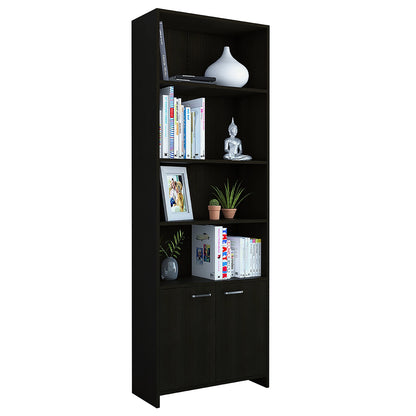 Biblioteca Lisa 180-M Con Puertas - Wengue