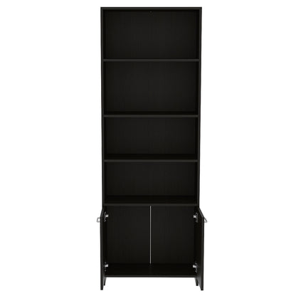 Biblioteca Lisa 180-M Con Puertas - Wengue