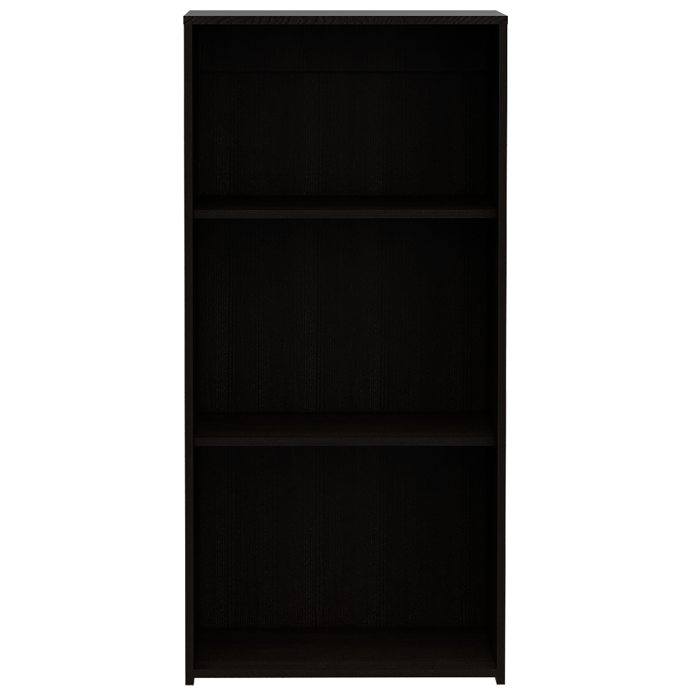 Biblioteca Kalo, Wengue, con entrepaños de amplio espacio para colocar objetos y decorativos de oficina - vista 5