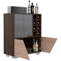 Bar Fraktal Color Habano y Miel Para Sala De Estar