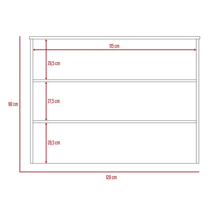 Barra Auxiliar De Cocina Fendi - Rovere / Blanco