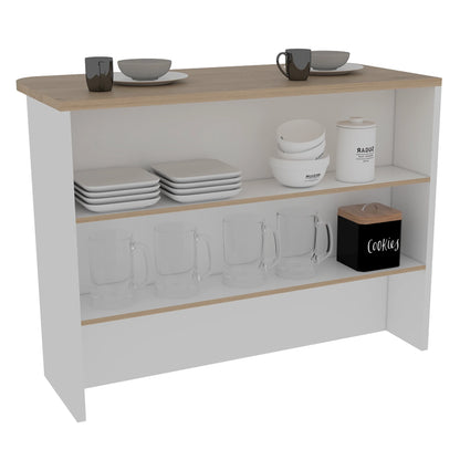 Barra Auxiliar De Cocina Fendi - Rovere / Blanco