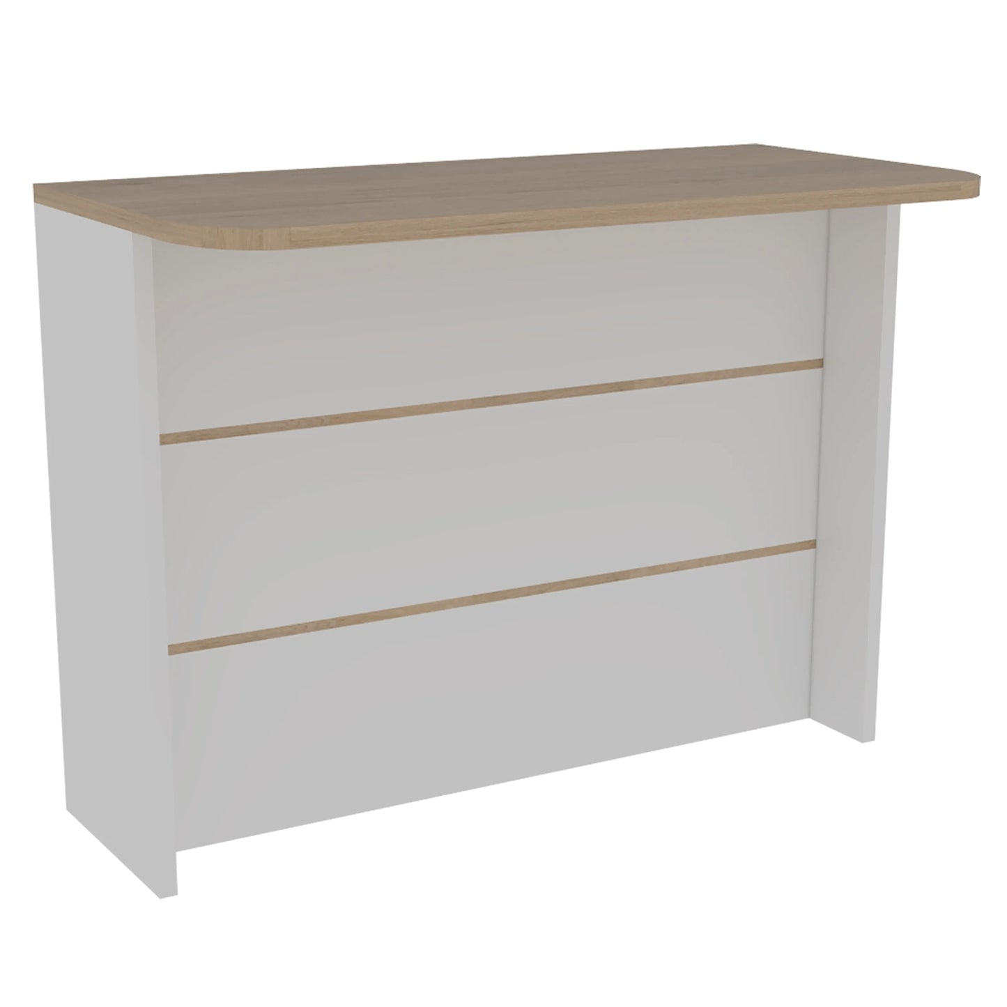 Barra Auxiliar De Cocina Fendi - Rovere / Blanco