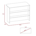 Barra Auxiliar De Cocina Fendi - Wengue / Blanco