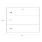 Barra Auxiliar De Cocina Fendi - Wengue / Blanco