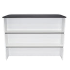 Barra Auxiliar De Cocina Fendi - Wengue / Blanco