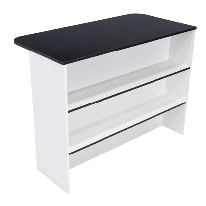 Barra Auxiliar De Cocina Fendi - Wengue / Blanco