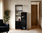 Bar Ozzy Una Puerta De Vidrio Con Cava Para Doce Vinos Y Copero, Wengue / Milan - vista 1