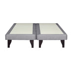 Mons Base Europea Dividida King 180x200 Gris