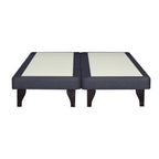 Mons Base Europea Dividida 2 Plazas 150x190 Negro