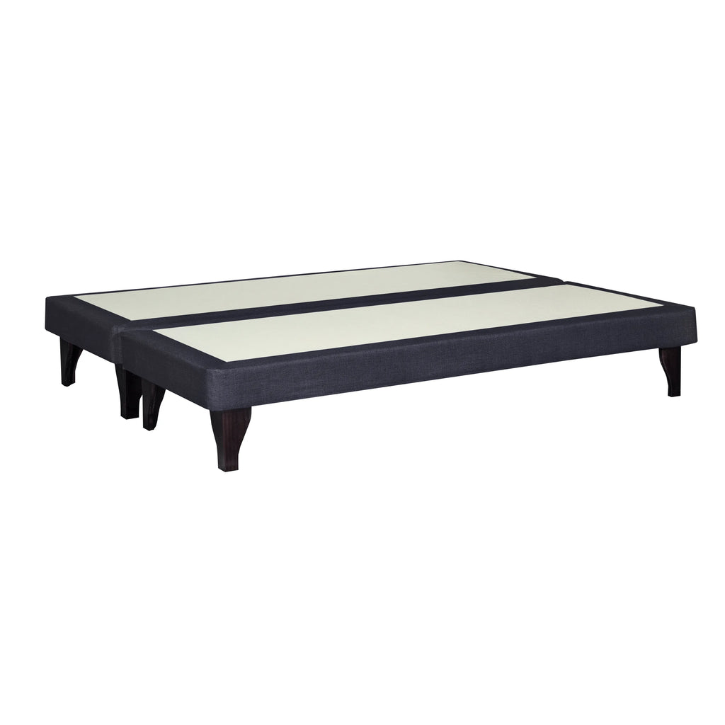 Mons Base Europea Dividida 2 Plazas 150x200 Negro