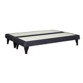 Mons Base Europea Dividida 2 Plazas 150x200 Negro