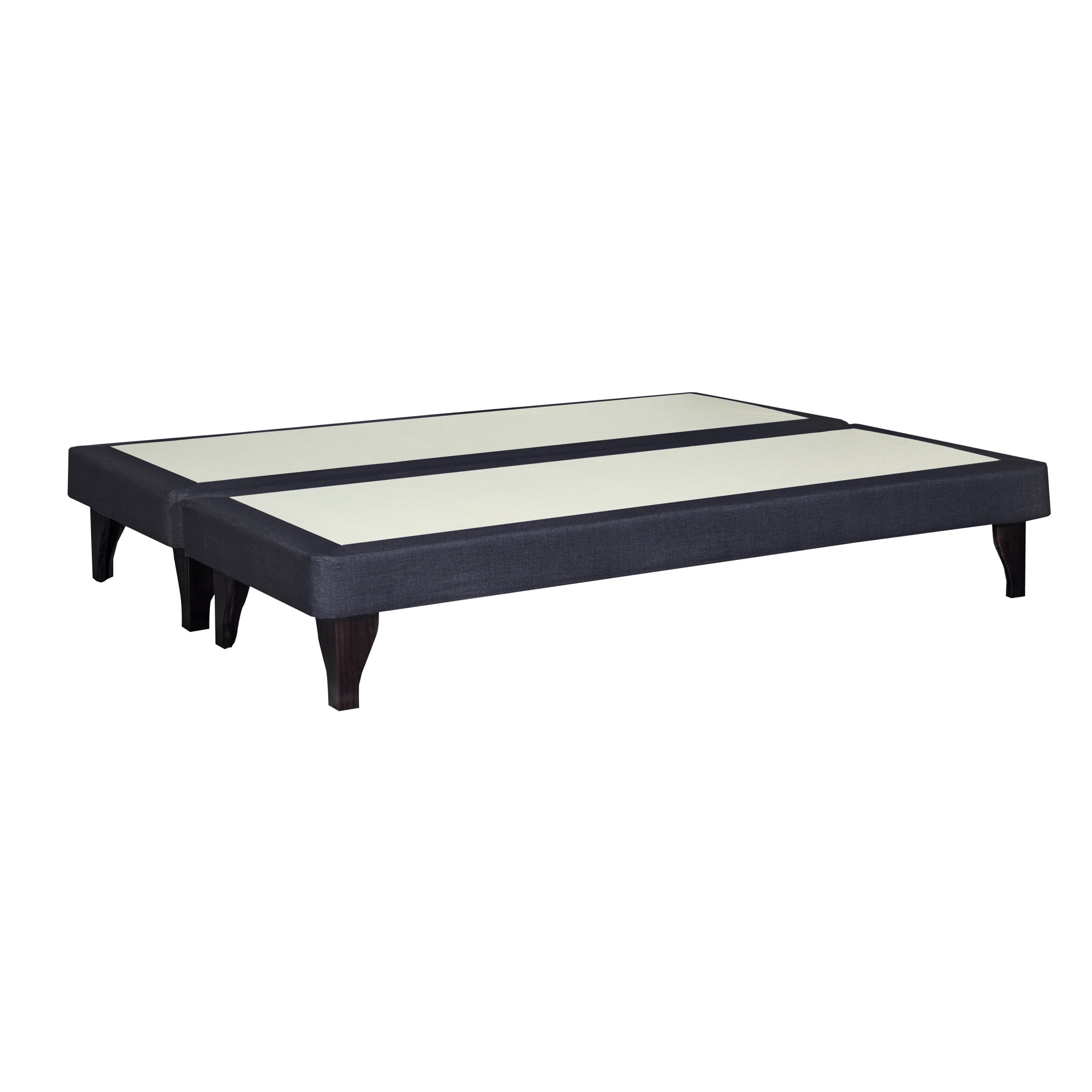 Mons Base Europea Dividida 2 Plazas 150x190 Negro