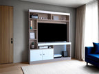 Estante Para Tv Dante, Bardolino y Blanco, con Espacio Para Televisor de 52 Pulgadas - vista 3
