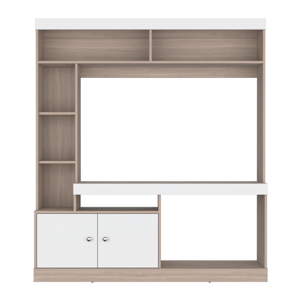 Estante Para Tv Dante, Bardolino y Blanco, con Espacio Para Televisor de 52 Pulgadas - vista 5