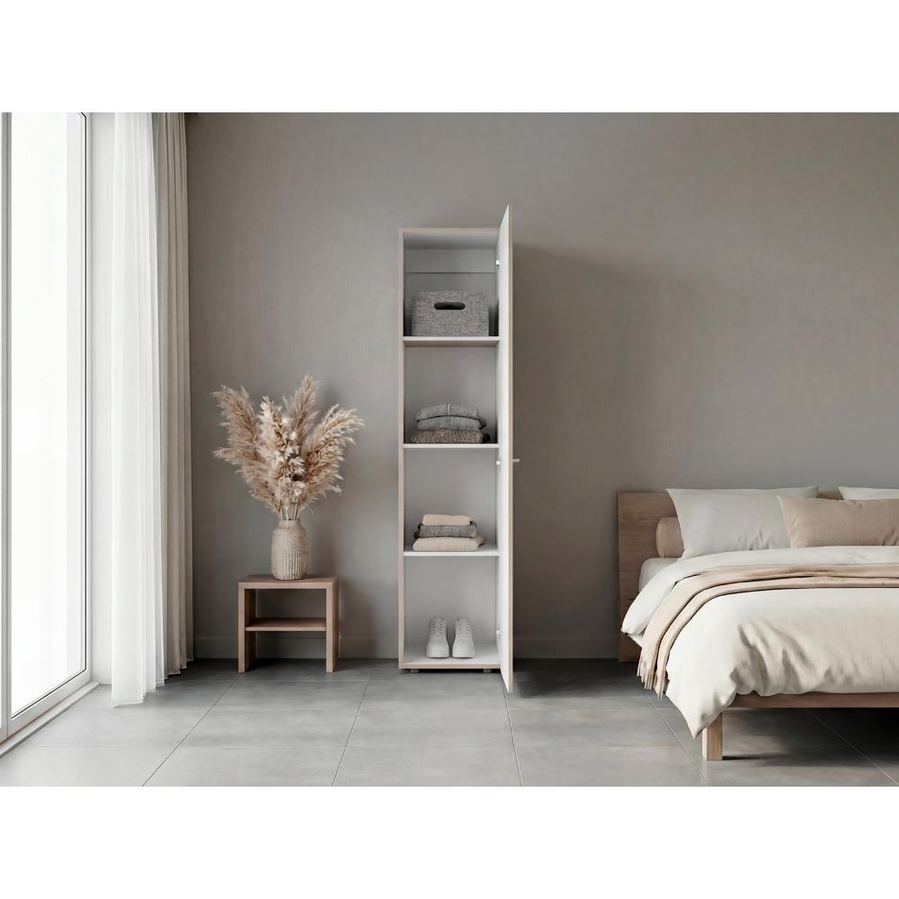 Closet Dreams M4 Una Puerta, Bardolino y Blanco - vista 2