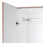 Closet América, Nogal y Blanco, con Dos Cajones y Variedad de Entrepaños - vista 12
