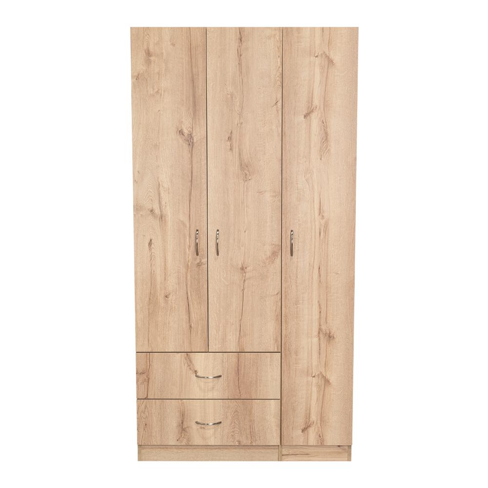 Closet América, Café Claro y Blanco, con Dos Cajones y Variedad de Entrepaños - vista 6