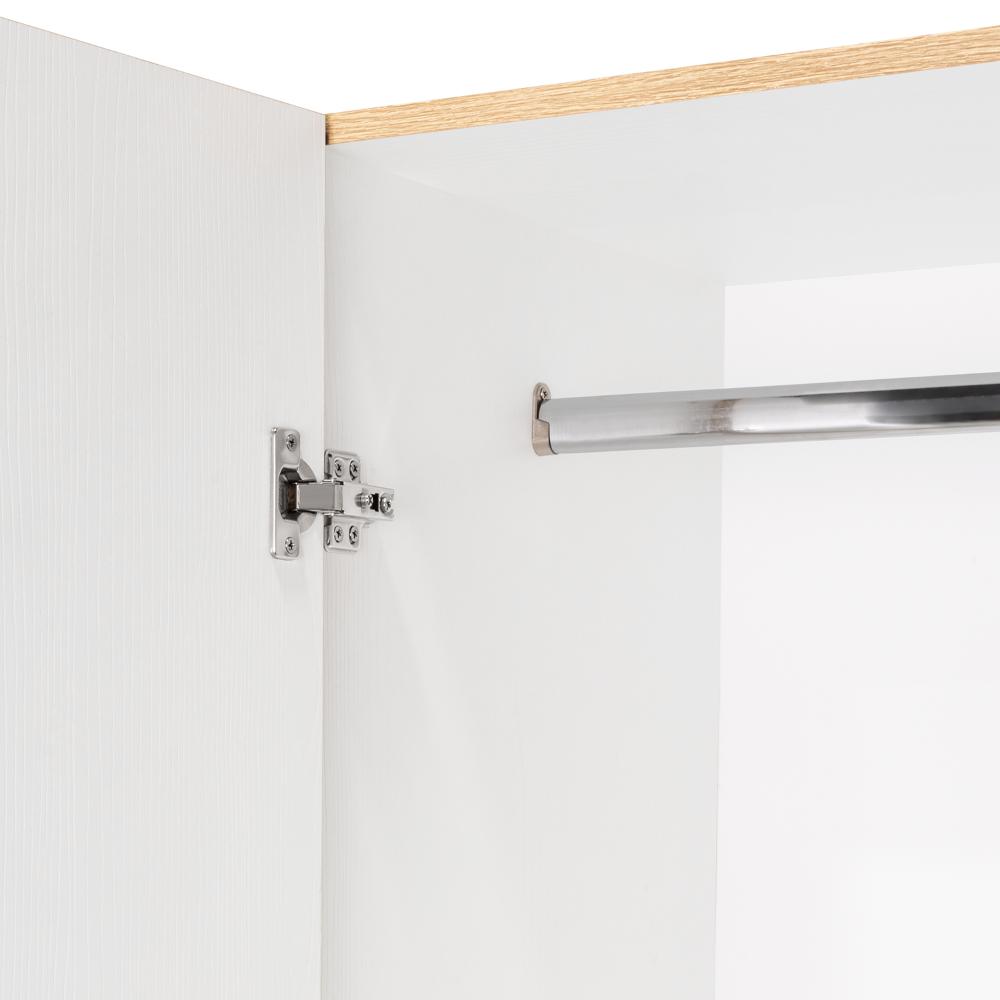 Closet América, Café Claro y Blanco, con Dos Cajones y Variedad de Entrepaños - vista 10