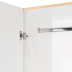 Closet América, Café Claro y Blanco, con Dos Cajones y Variedad de Entrepaños - vista 10