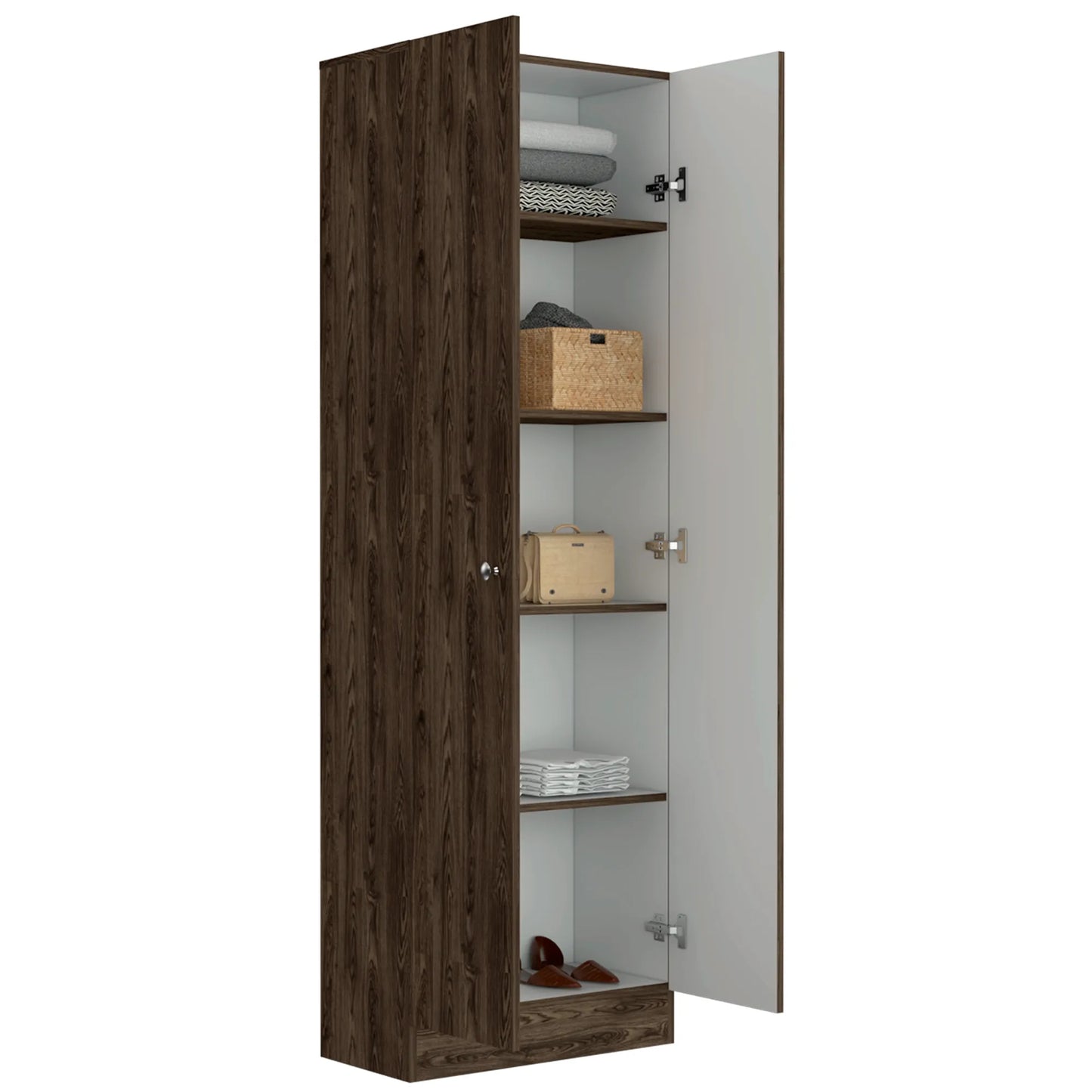Closet 2 Puertas Home - Coñac /Blanco