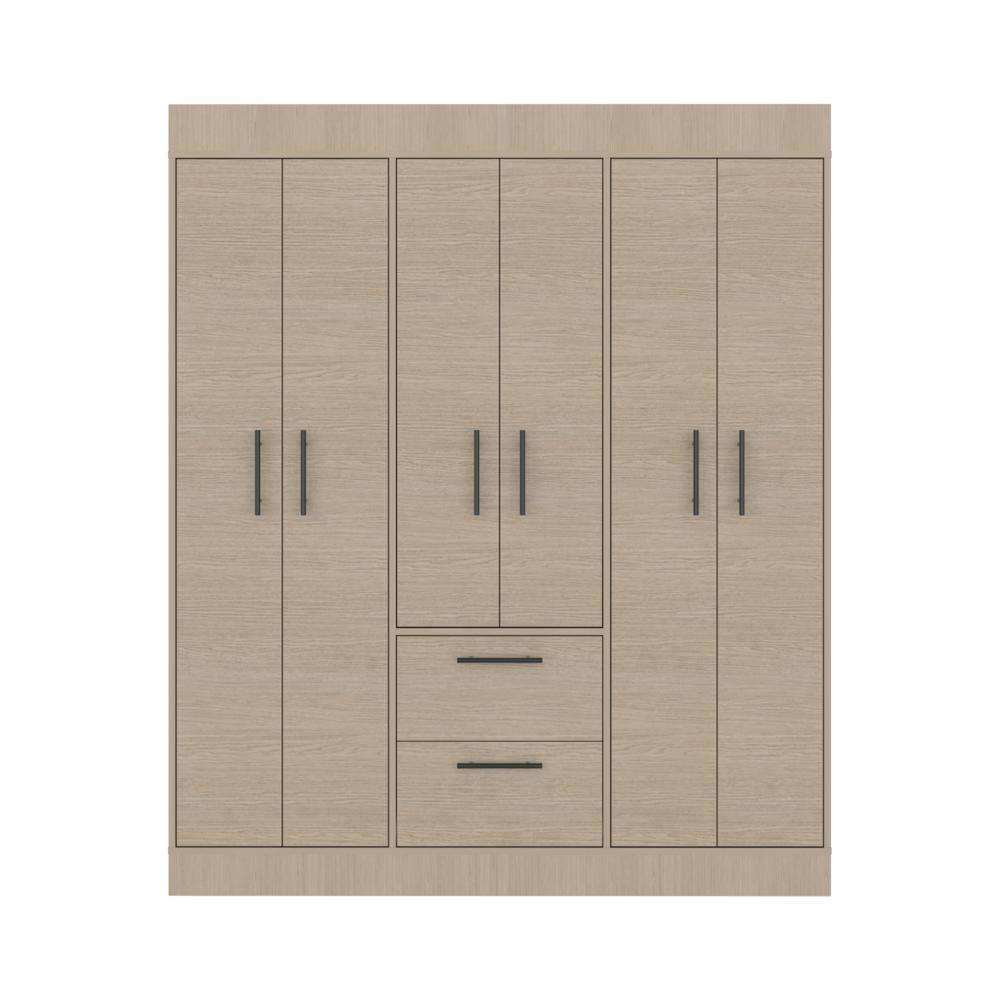 Closet 150 Vm 6 Puertas 2 Cajones, Cartagena y Wengue - vista 4