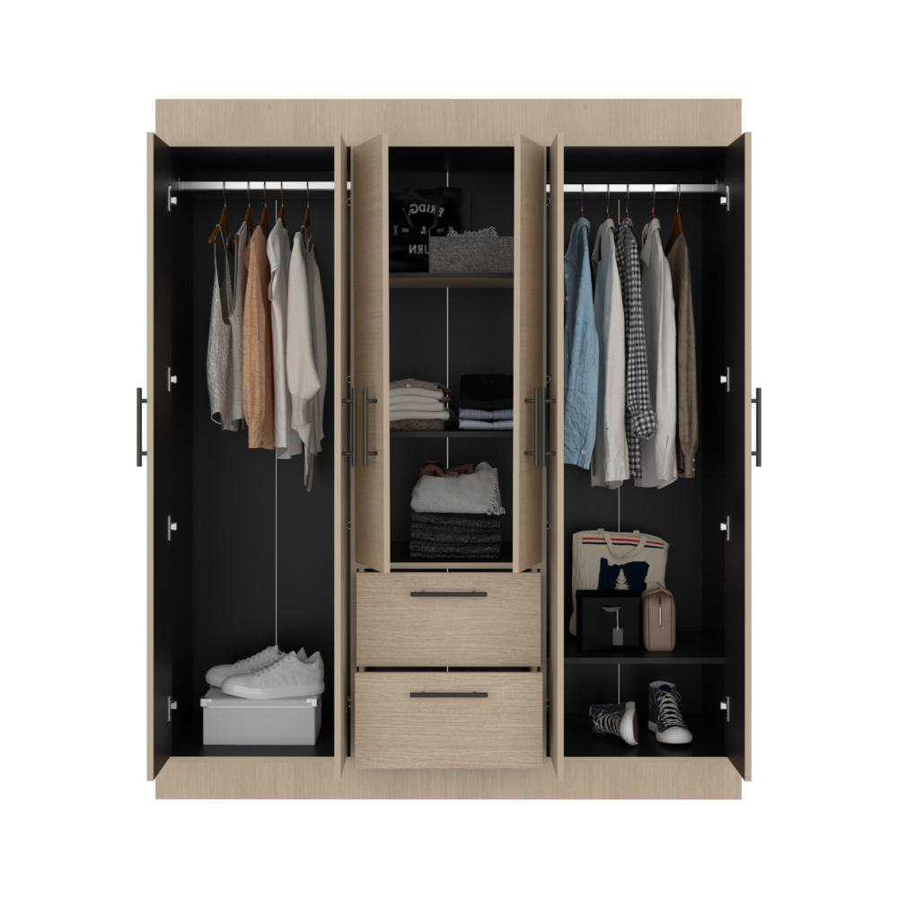Closet 150 Vm 6 Puertas 2 Cajones, Cartagena y Wengue - vista 3