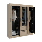 Closet 150 Vm 6 Puertas 2 Cajones, Cartagena y Wengue - vista 6