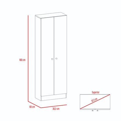 Closet 2 Puertas Home - Duna /Blanco