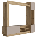 Rack Para Tv Nizza, Café claro y Cocoa, con Espacio Para Televisor de Hasta 65 Pulgadas - vista 5