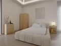 Combo para Habitación Sofi, Fresno Europeo y Blanco, incluye Closet -Organizador y Mesa de Noche - vista 1