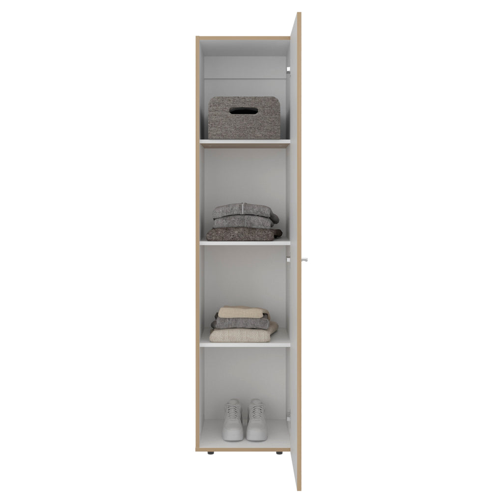 Closet Dreams M4 Una Puerta, Fresno/Blanco - vista 3