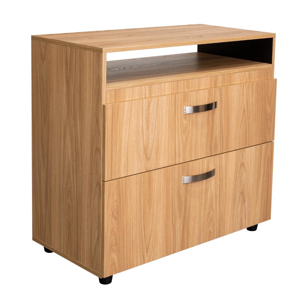 Comoda Barilo Dos Cajones, Fresno / Wengue - vista 7