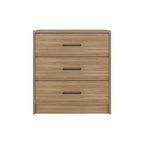 Comoda Clay Tres Cajones, Fresno / Wengue - vista 6