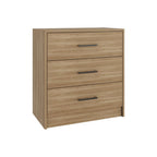 Comoda Clay Tres Cajones, Fresno / Wengue - vista 7