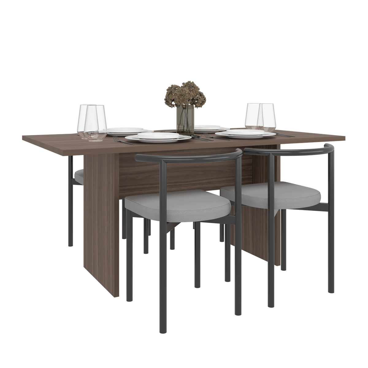 Mesa para Comedor Ascher, Avellana, para Seis Puestos, No Incluye Sillas - vista 5