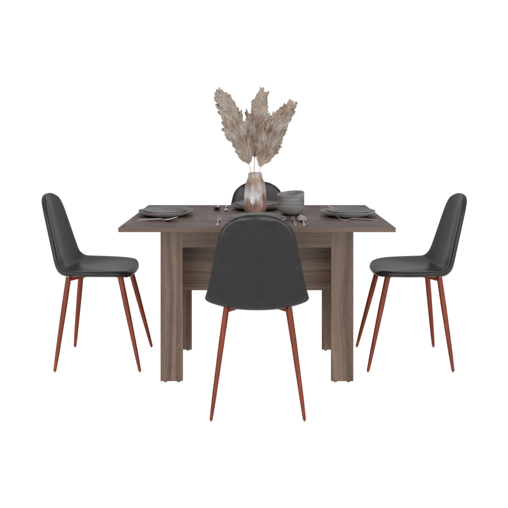 Mesa para Comedor Classic, Avellana, para Cuatro Puestos, No Incluye Sillas - vista 2