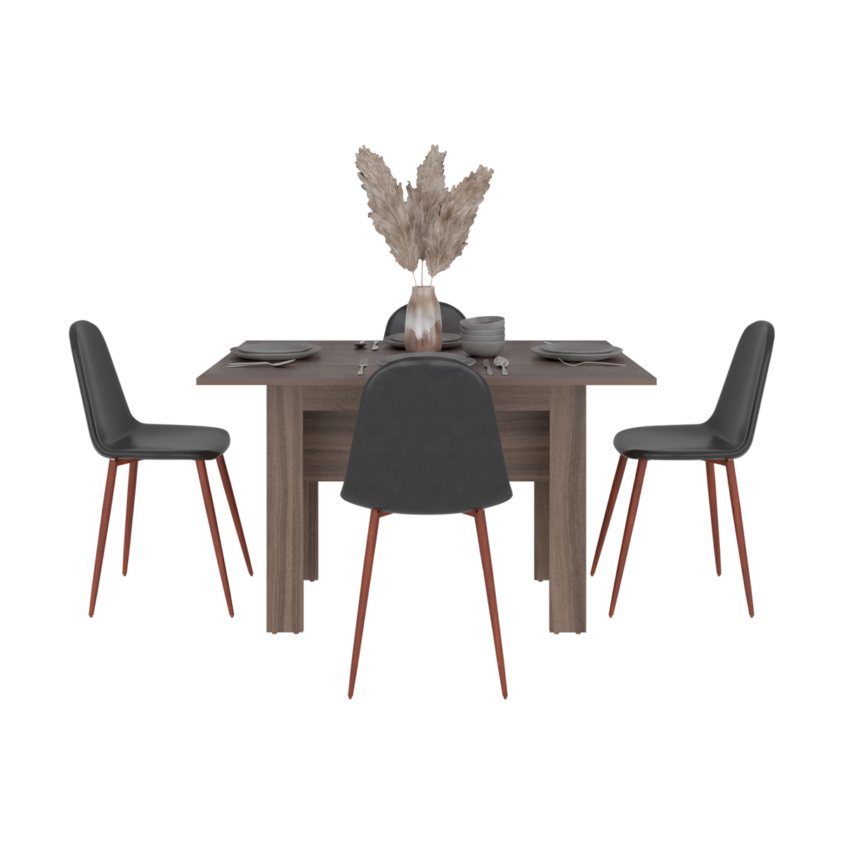 Mesa para Comedor Classic, Avellana, para Cuatro Puestos, No Incluye Sillas - vista 2