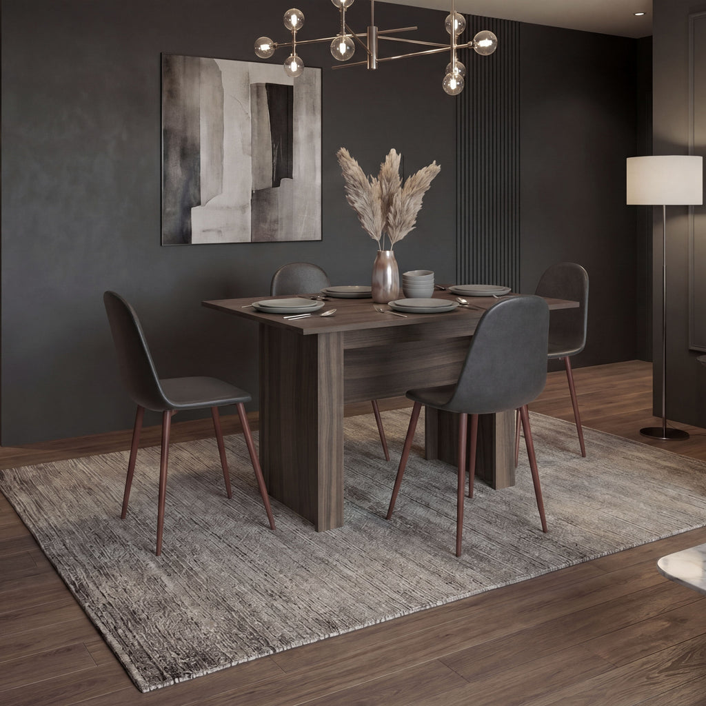 Mesa para Comedor Classic, Avellana, para Cuatro Puestos, No Incluye Sillas - vista 1
