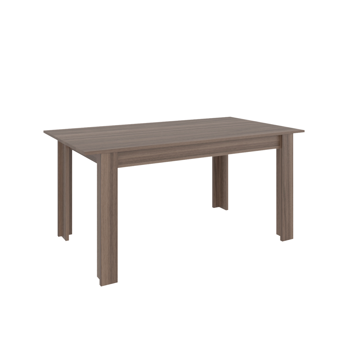 Mesa para Comedor Estrella 160, Avellana, con Espacio para Cuatro Personas, No Incluye Sillas - vista 3