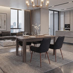 Mesa para Comedor Estrella 160, Avellana, con Espacio para Cuatro Personas, No Incluye Sillas - vista 1