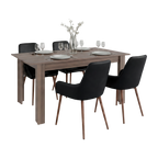 Mesa para Comedor Estrella 160, Avellana, con Espacio para Cuatro Personas, No Incluye Sillas - vista 5