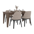 Mesa para Comedor Torino 160, Avellana, Diseño Moderno, No Incluye Sillas - vista 4