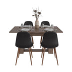 Mesa para Comedor Volder 160, Avellana, con Amplia Superficie, No Incluye Sillas - vista 3