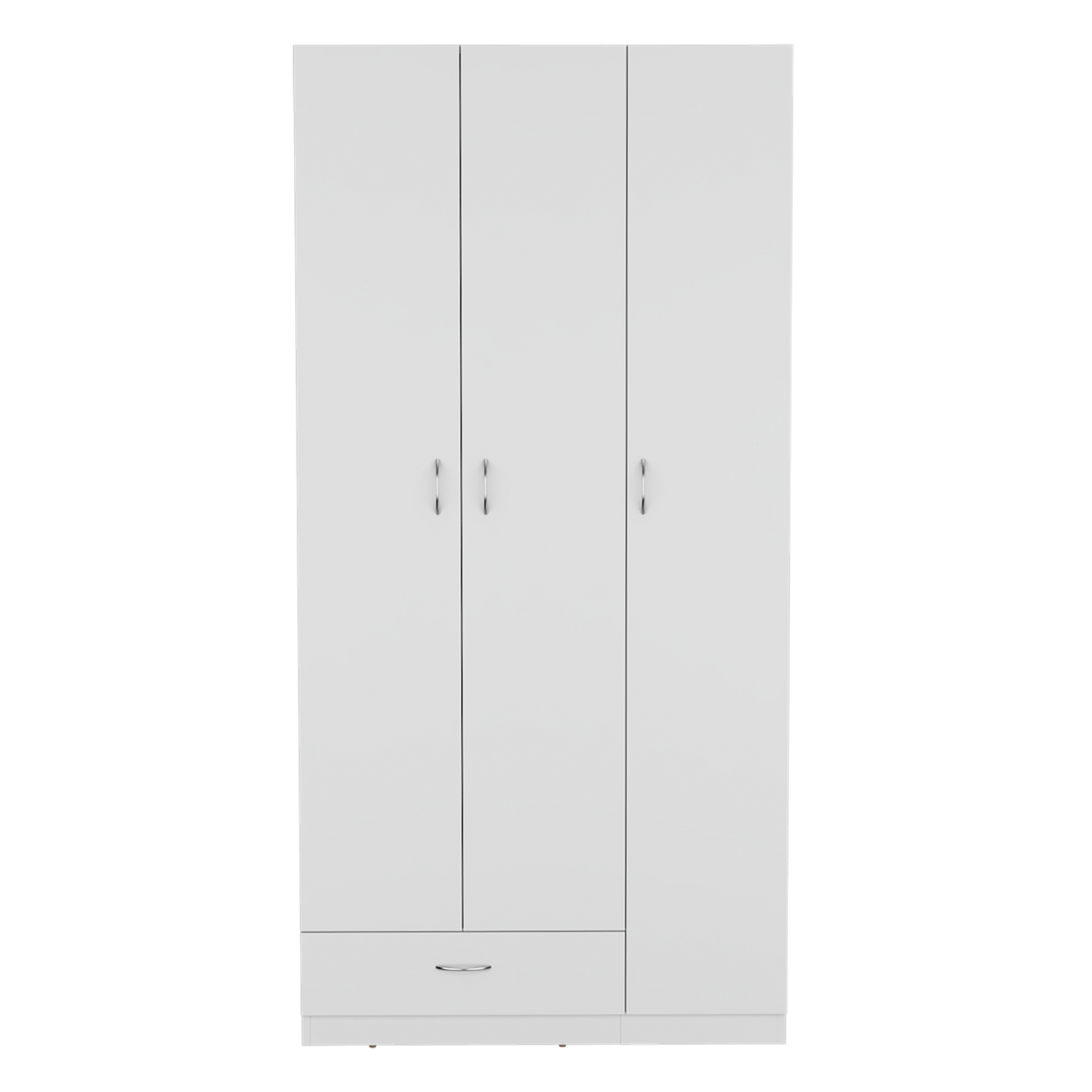 Armario Z-90, Blanco, con amplios espacios y entrepaños para organizar - vista 1