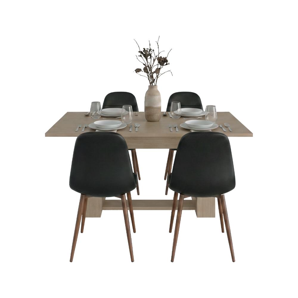 Mesa para Comedor Volder 160, Cartagena, con Amplia Superficie, No Incluye Sillas - vista 3