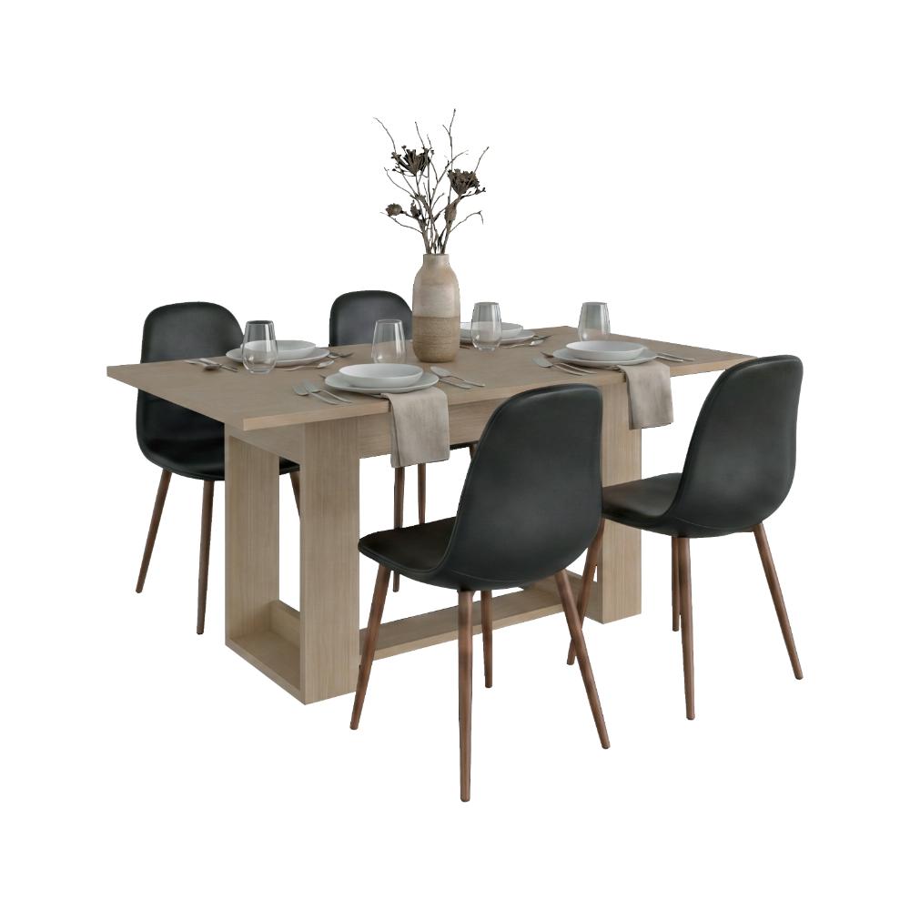 Mesa para Comedor Volder 160, Cartagena, con Amplia Superficie, No Incluye Sillas - vista 2
