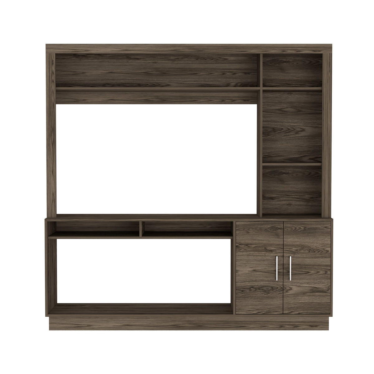 Estante Tv, Cantabria Dos Puertas con Espacio Para Televisor De Hasta 55 Pulgadas Color Coñac - vista 4