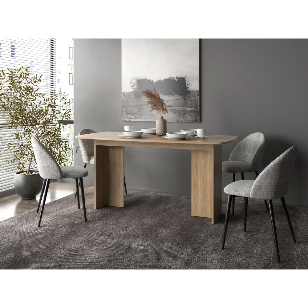 Comedor Bangok, Fresno Europeo, con diseño practico y funcional No incluye Sillas - vista 1